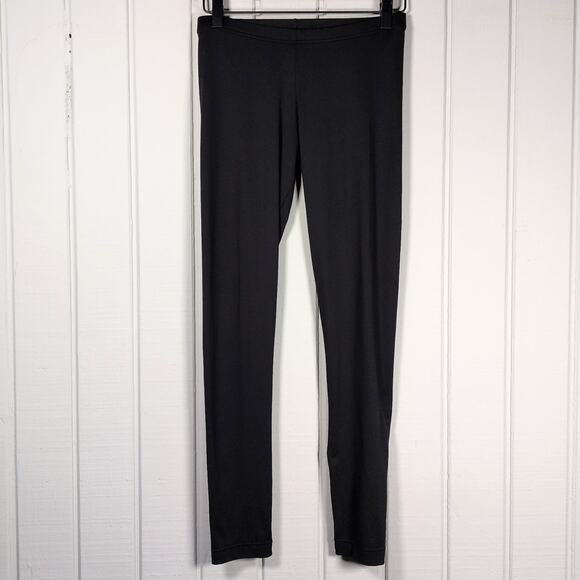 Anne Fontaine Black Romarin Stretchy Slim Fit Leggings Size Small - Picture 1 of 6